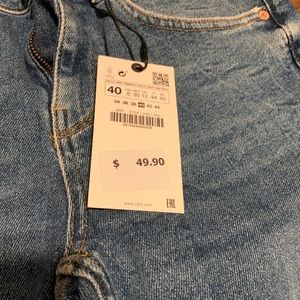 Zara mid rise 80’s skinny jeans size 8